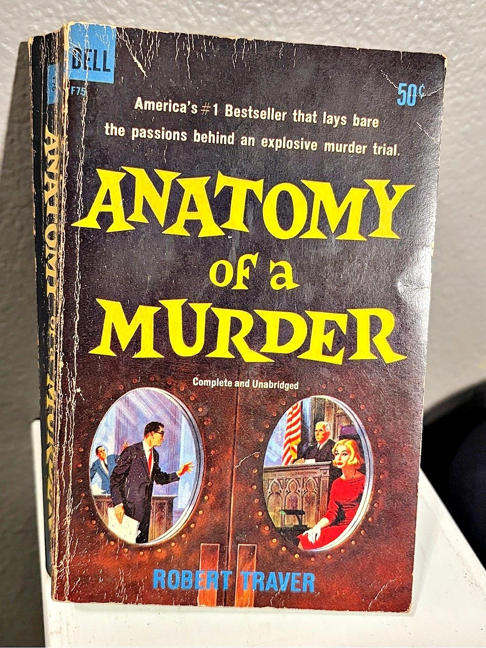 Anatomy of a Murder Robert Traver 1959 1st Dell Printing F75 Vintage Paperback